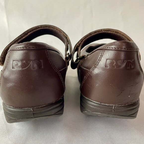 New RYN Women's Rocker Walking Shoes Brown Velcro Strap sz. 7 - Picture 4 of 16